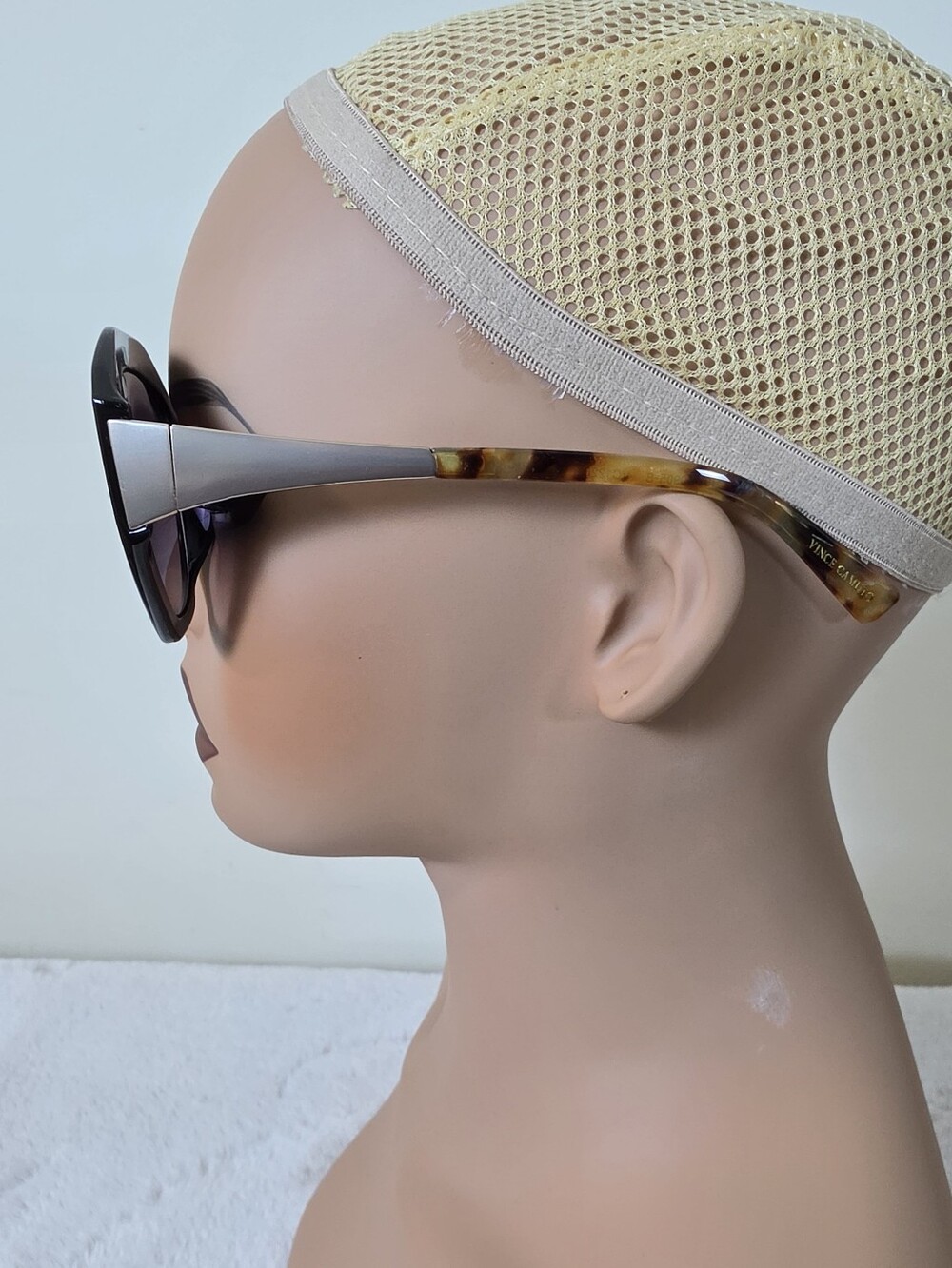 Vince Camuto Black Oversized Geometric Sunglasses - Picture 7 of 13